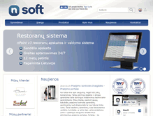 Tablet Screenshot of nsoft.lt